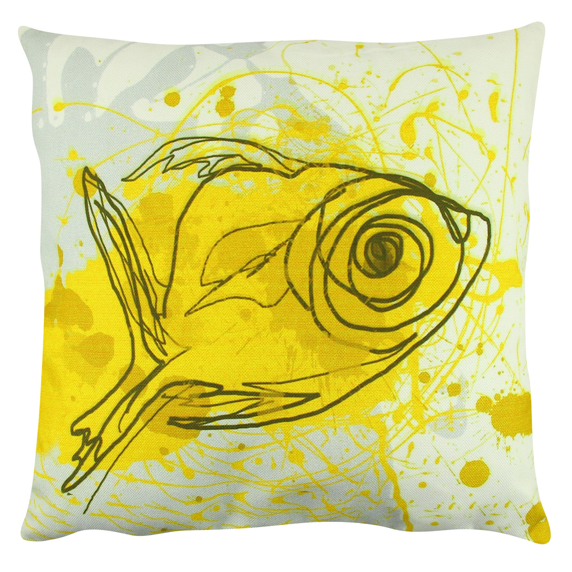 Almofada – 43 x 43 cm – Multicolorido – Algodão/Poliéster