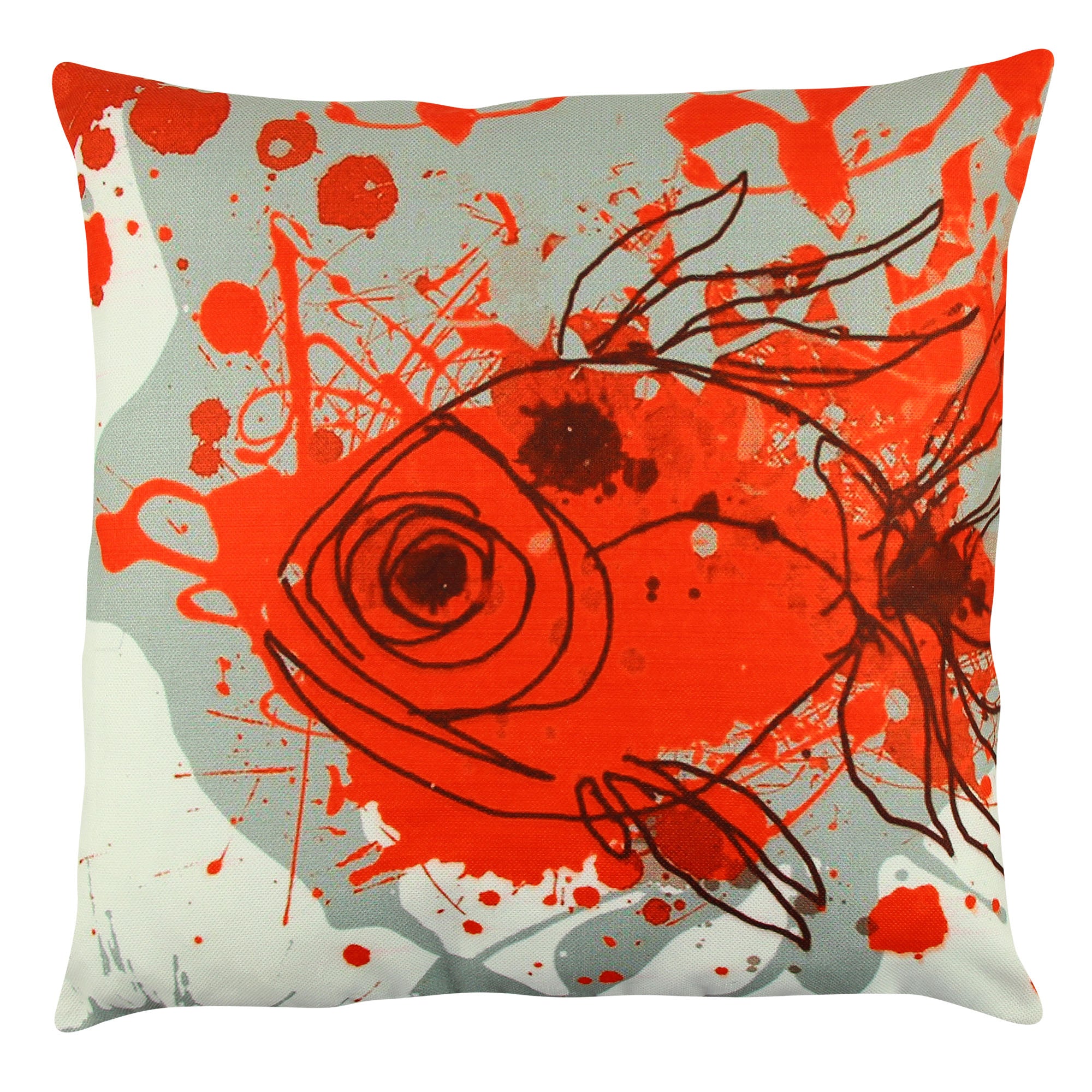 Almofada – 43 x 43 cm – Multicolorido – Algodão e Poliéster