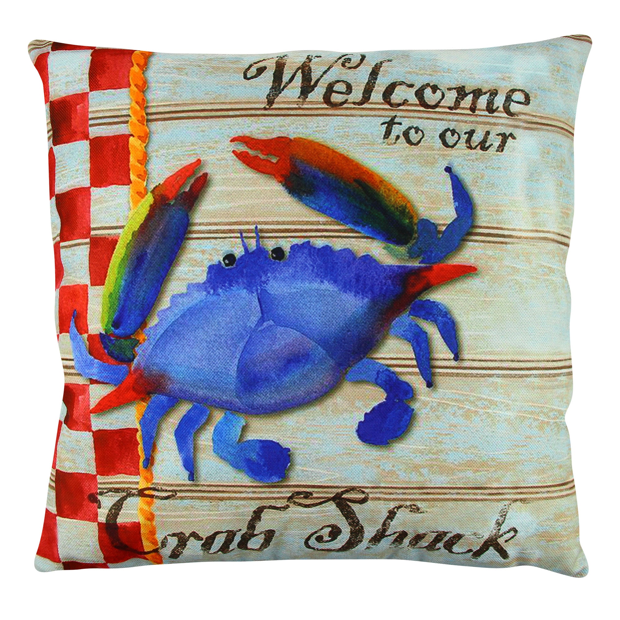 Almofada – 43 x 43 cm – Multicolorido – Algodão/Poliéster