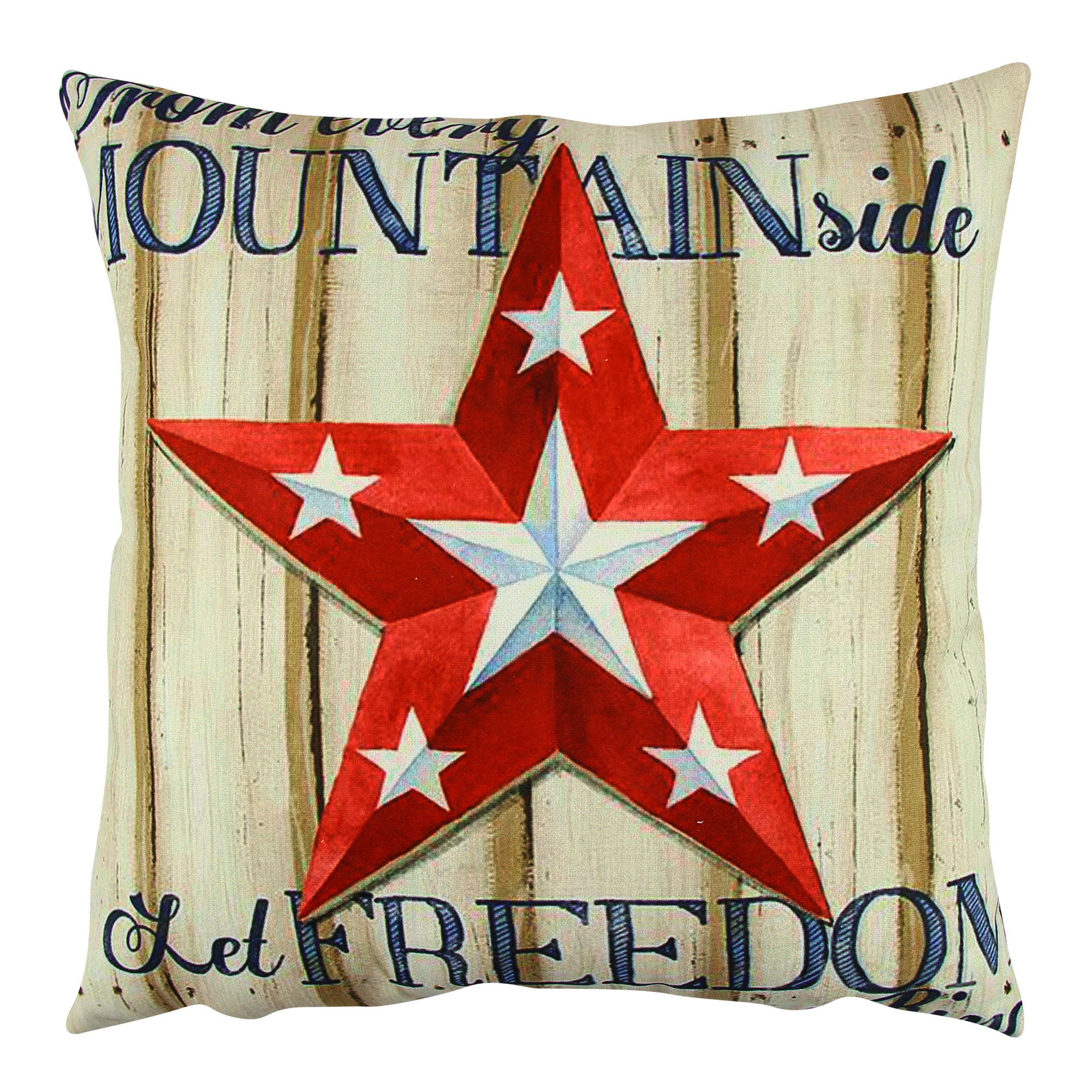 Almofada – 43 x 43 cm – Multicolorido – Algodão e Poliéster