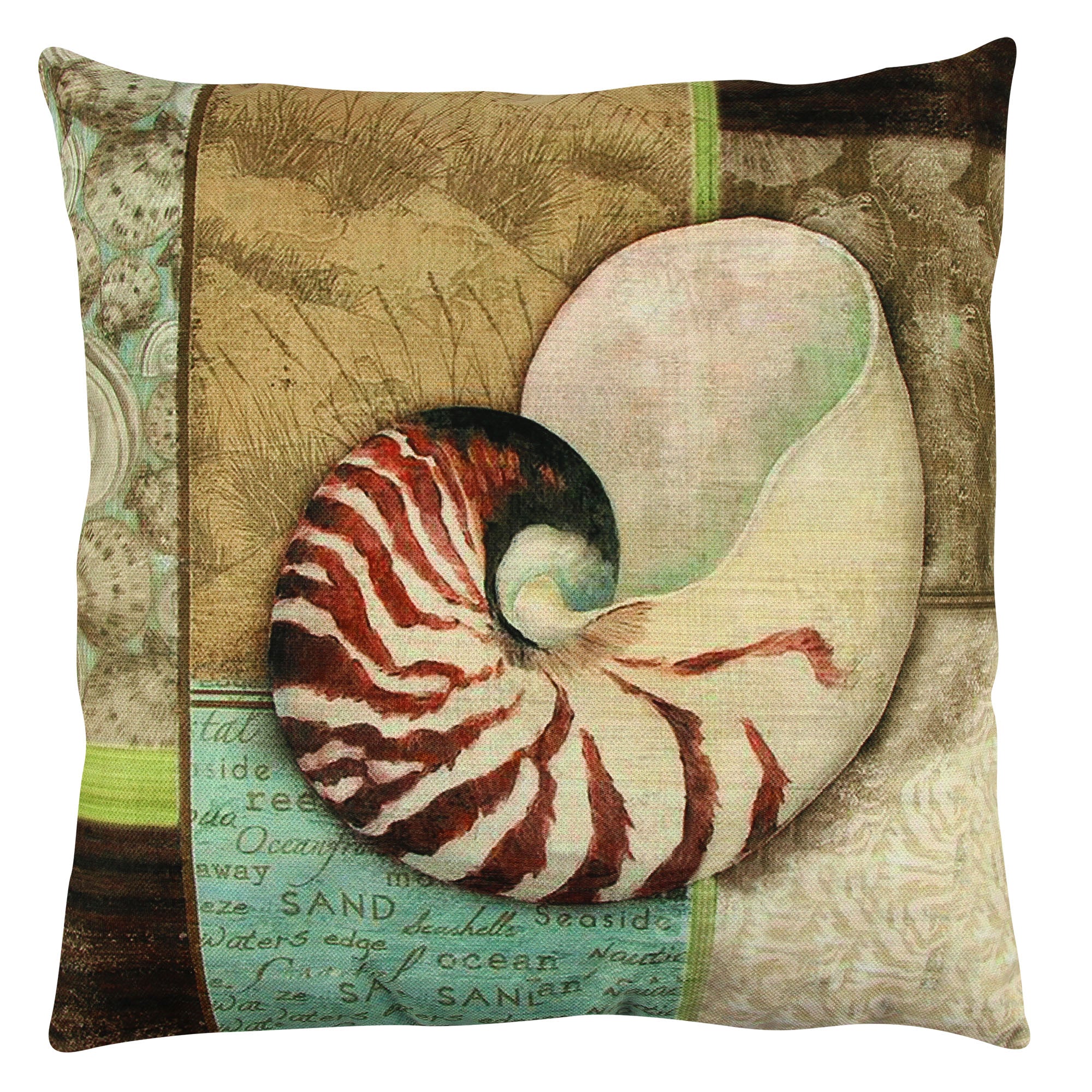 Almofada – 43 x 43 cm – Multicolorido – Algodão/Poliéster