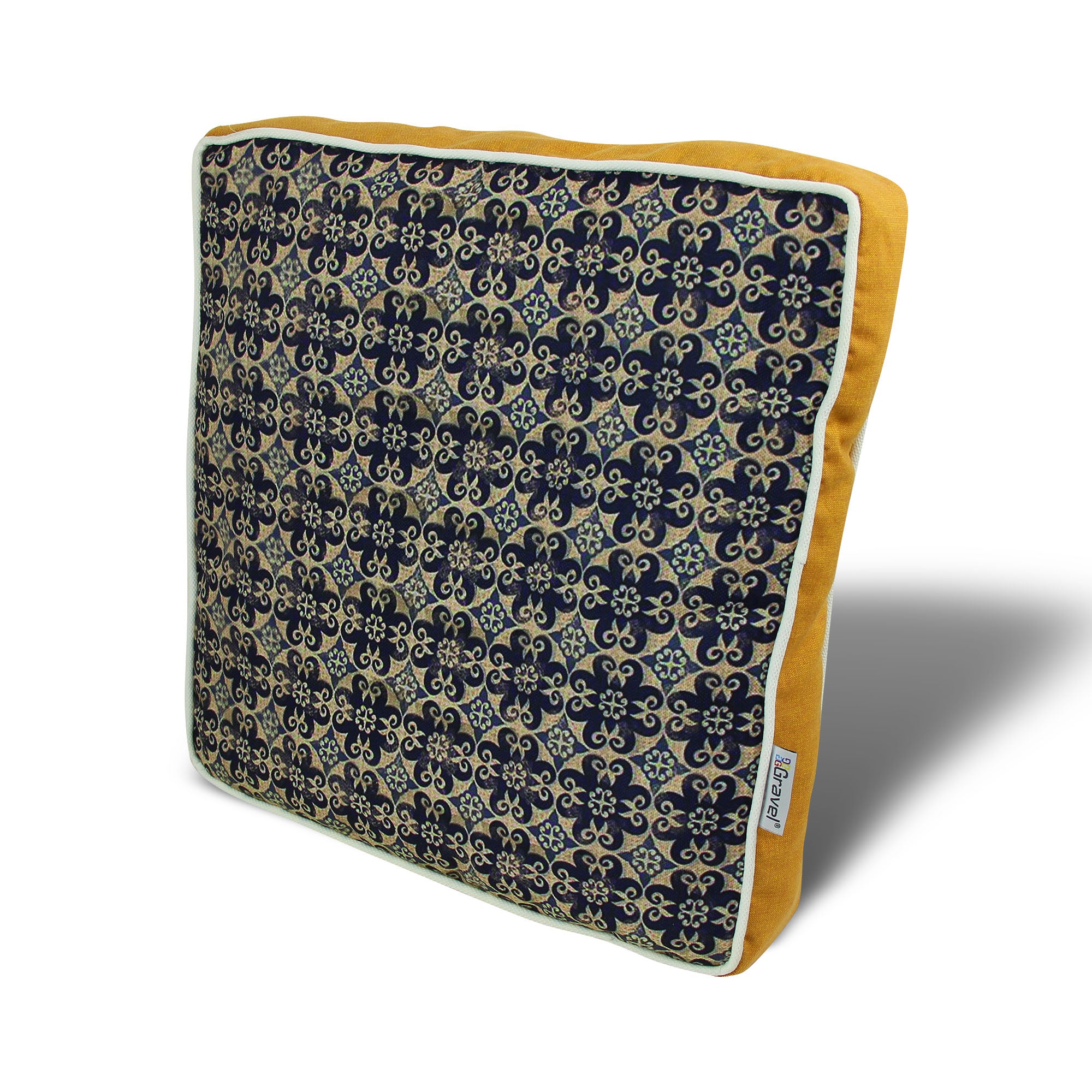 Almofada – 42 x 42 cm – Multicolorido – Algodão e Poliéster