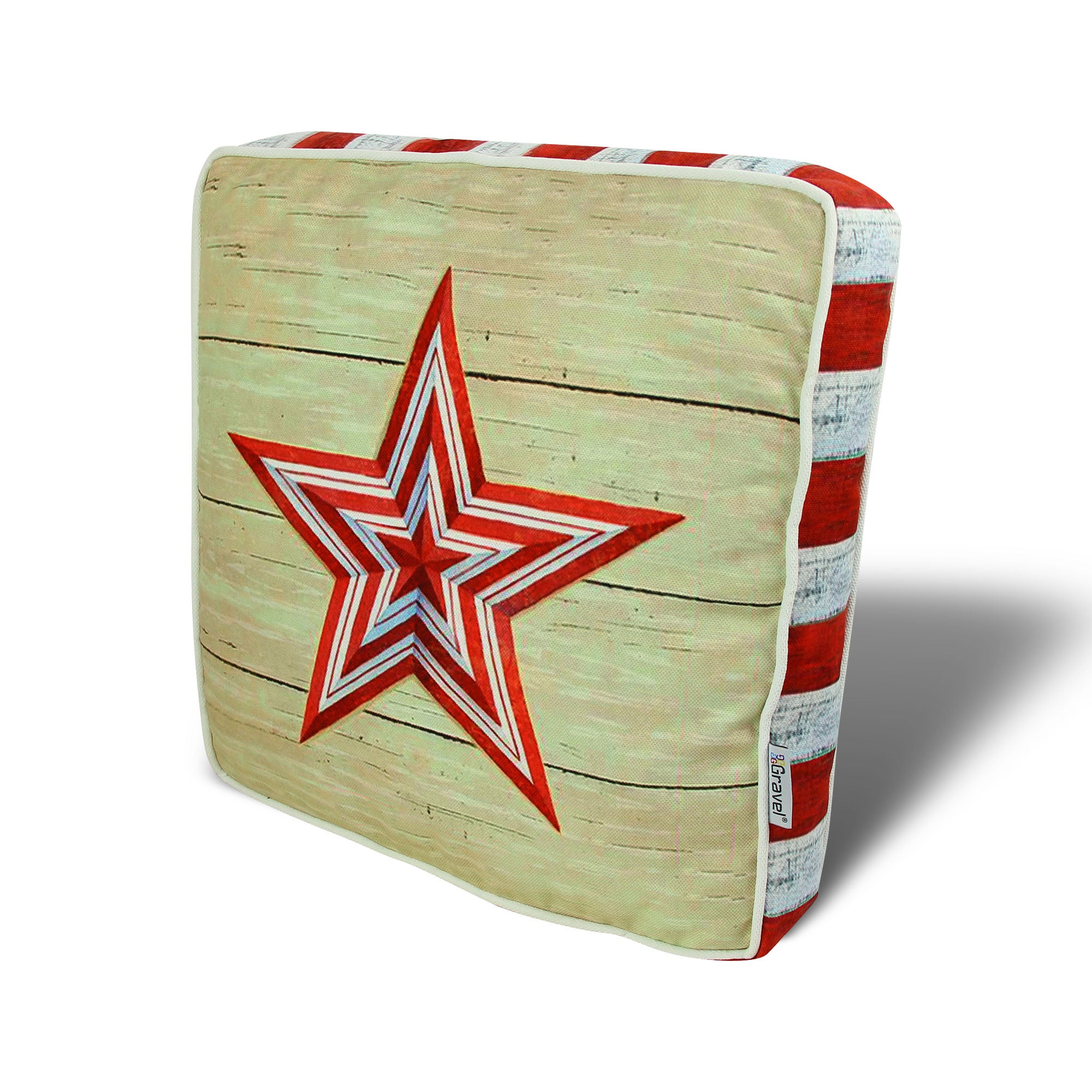 Almofada – 42 x 42 cm – Multicolorido – Algodão/Poliéster