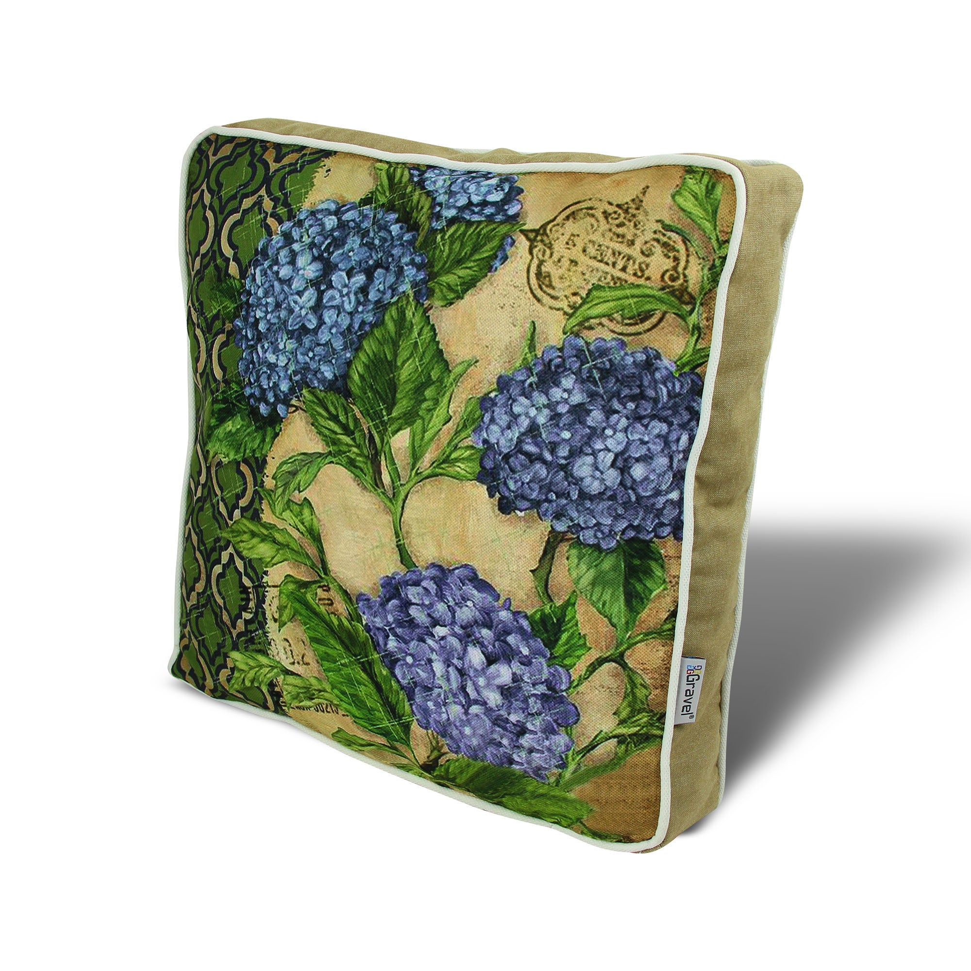 Almofada – 42 x 42 cm – Multicolorido – Algodão e Poliéster