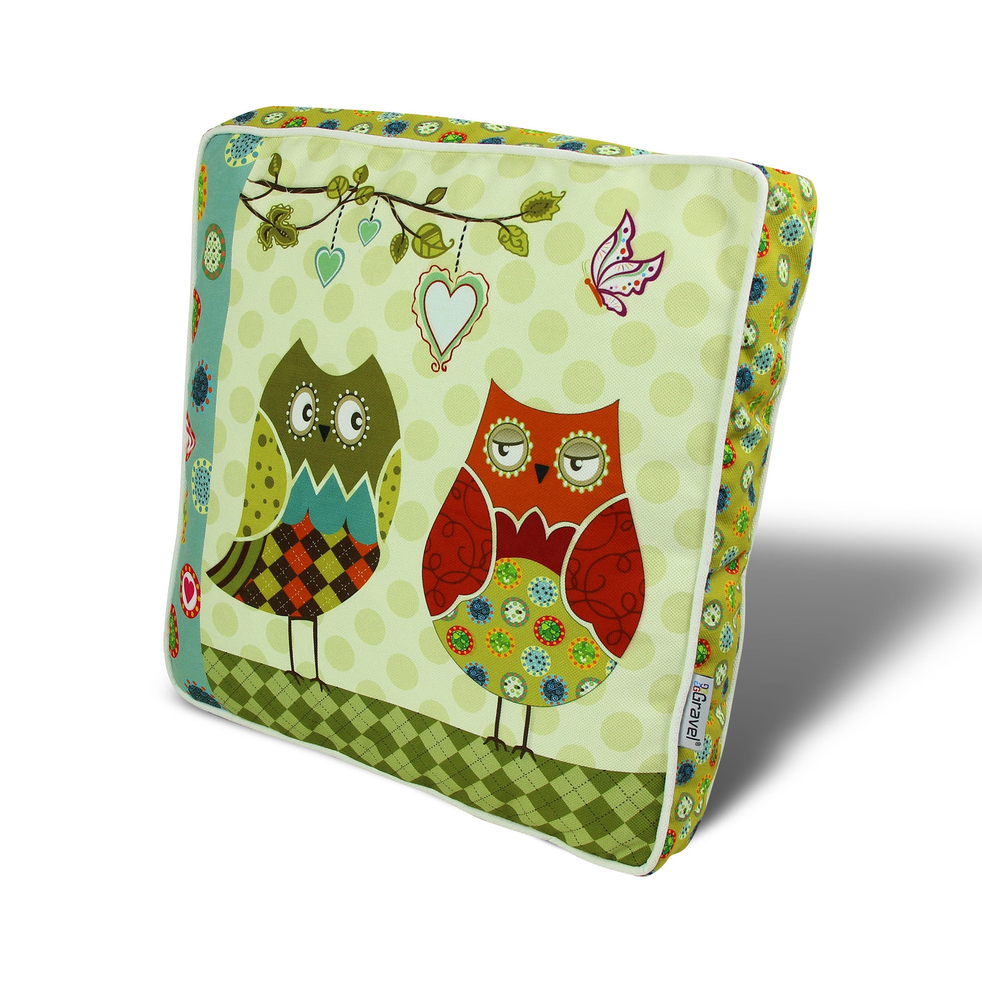 Almofada – 42 x 42 cm – Multicolorido – Algodão e Poliéster