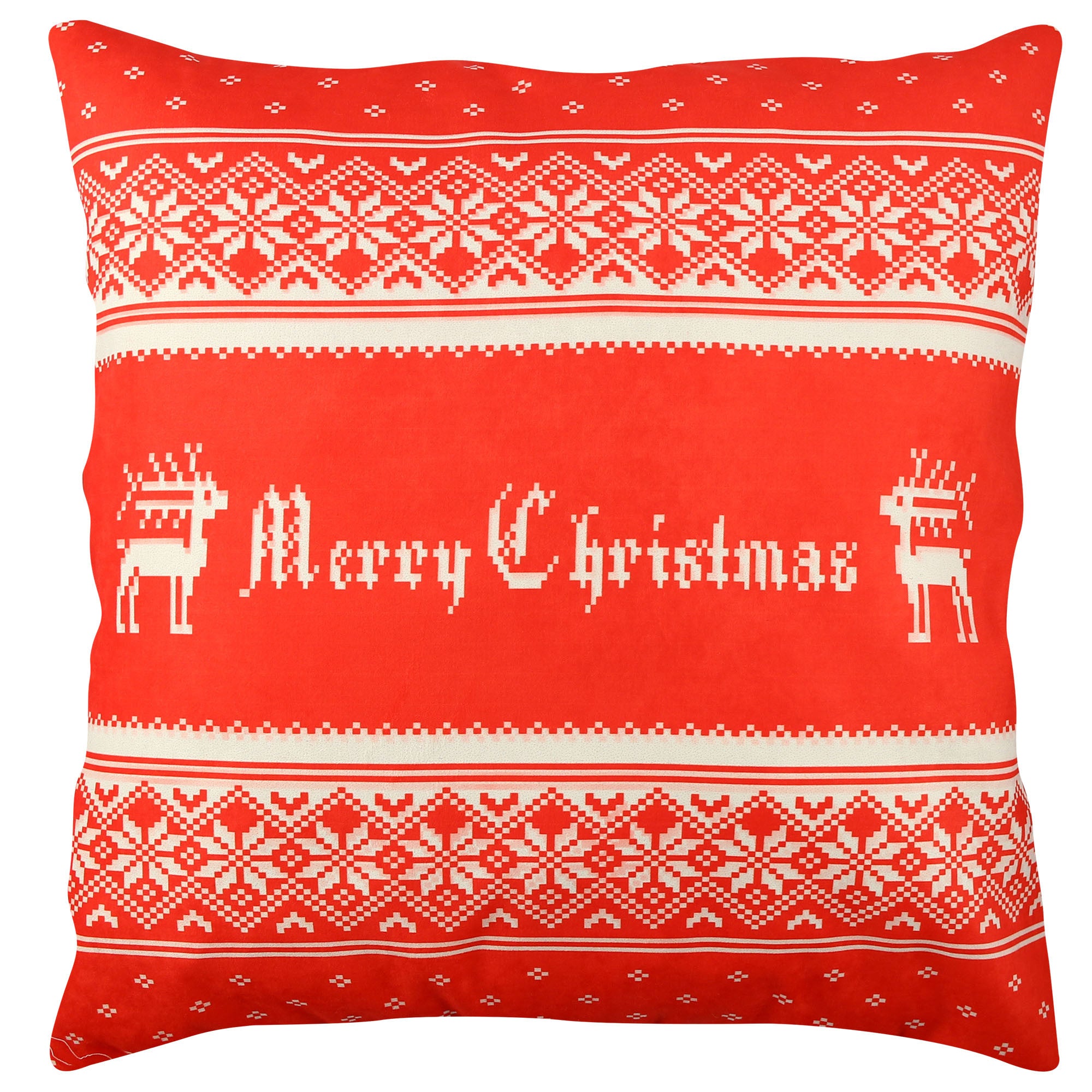 Almofada – 43 x 43 cm – Multicolorido – Algodão e Poliéster