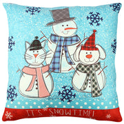 Almofada – 43 x 43 cm – Multicolorido – Algodão/Poliéster