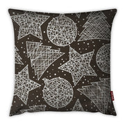 Almofada – 43 x 43 cm – Multicolorido – Algodão e Poliéster