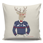 Almofada – 43 x 43 cm – Multicolorido – Algodão e Poliéster