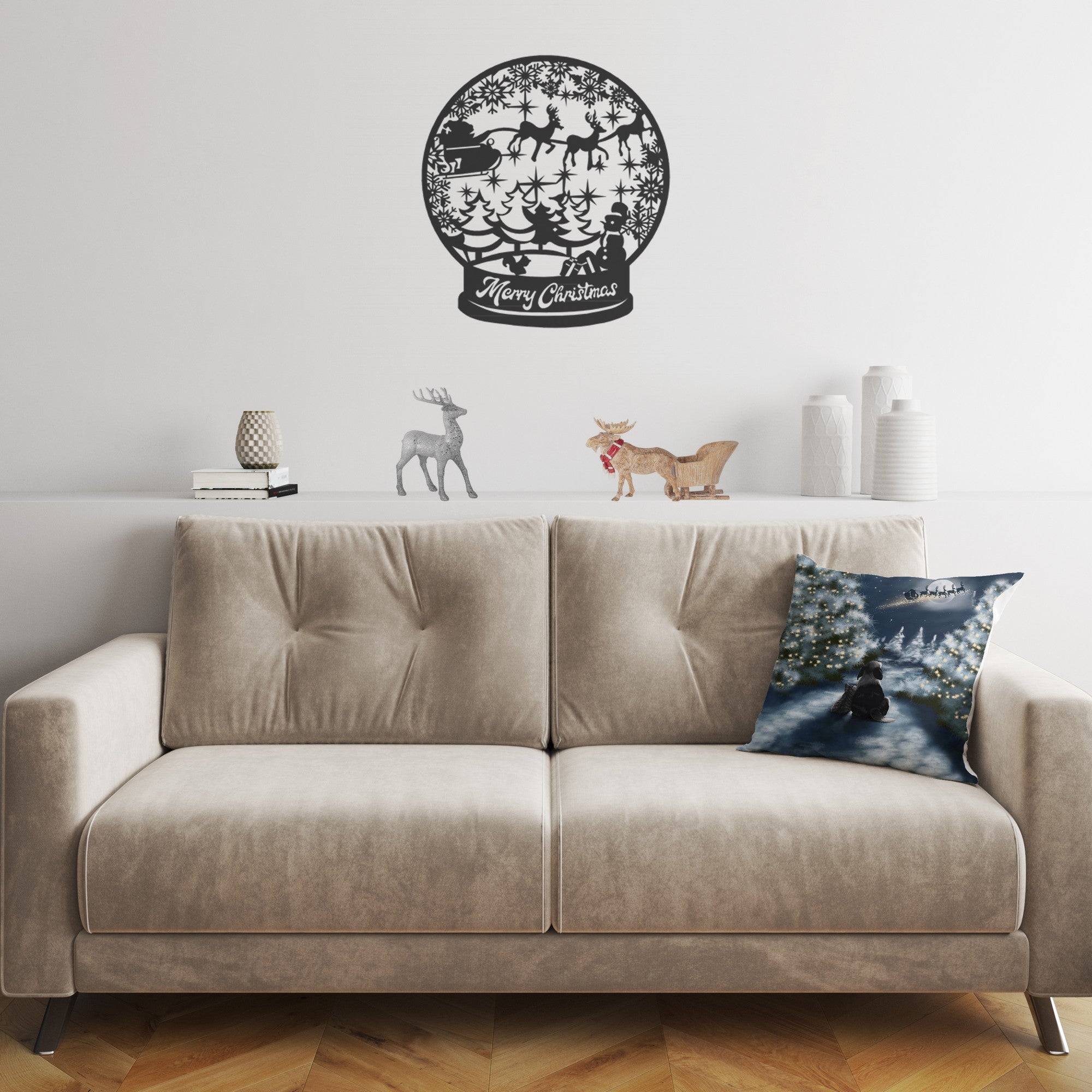 Almofada – 43 x 43 cm – Multicolorido – Algodão e Poliéster