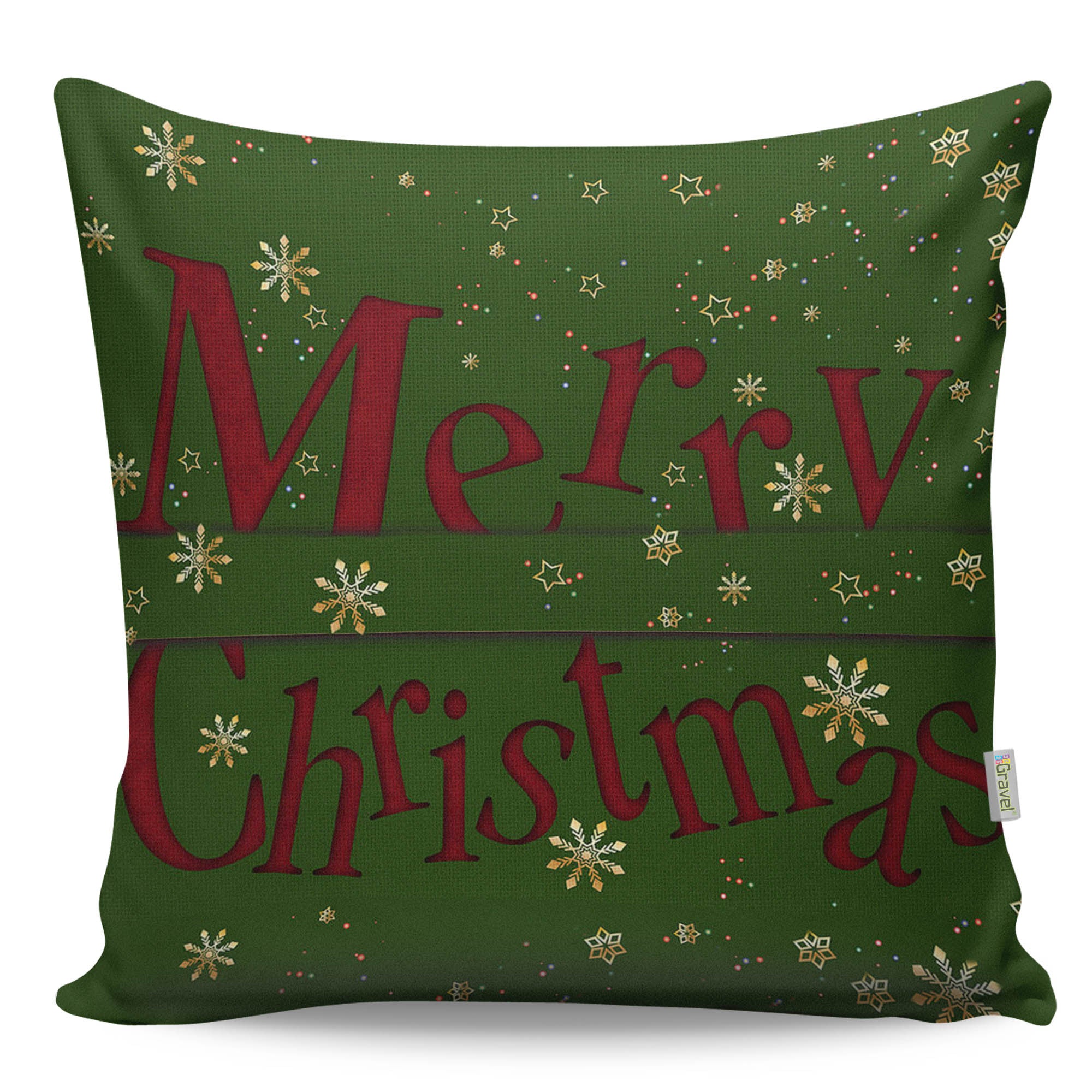 Almofada – 43 x 43 cm – Multicolorido – Algodão e Poliéster