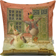 Almofada – 43 x 43 cm – Multicolorido – Algodão e Poliéster