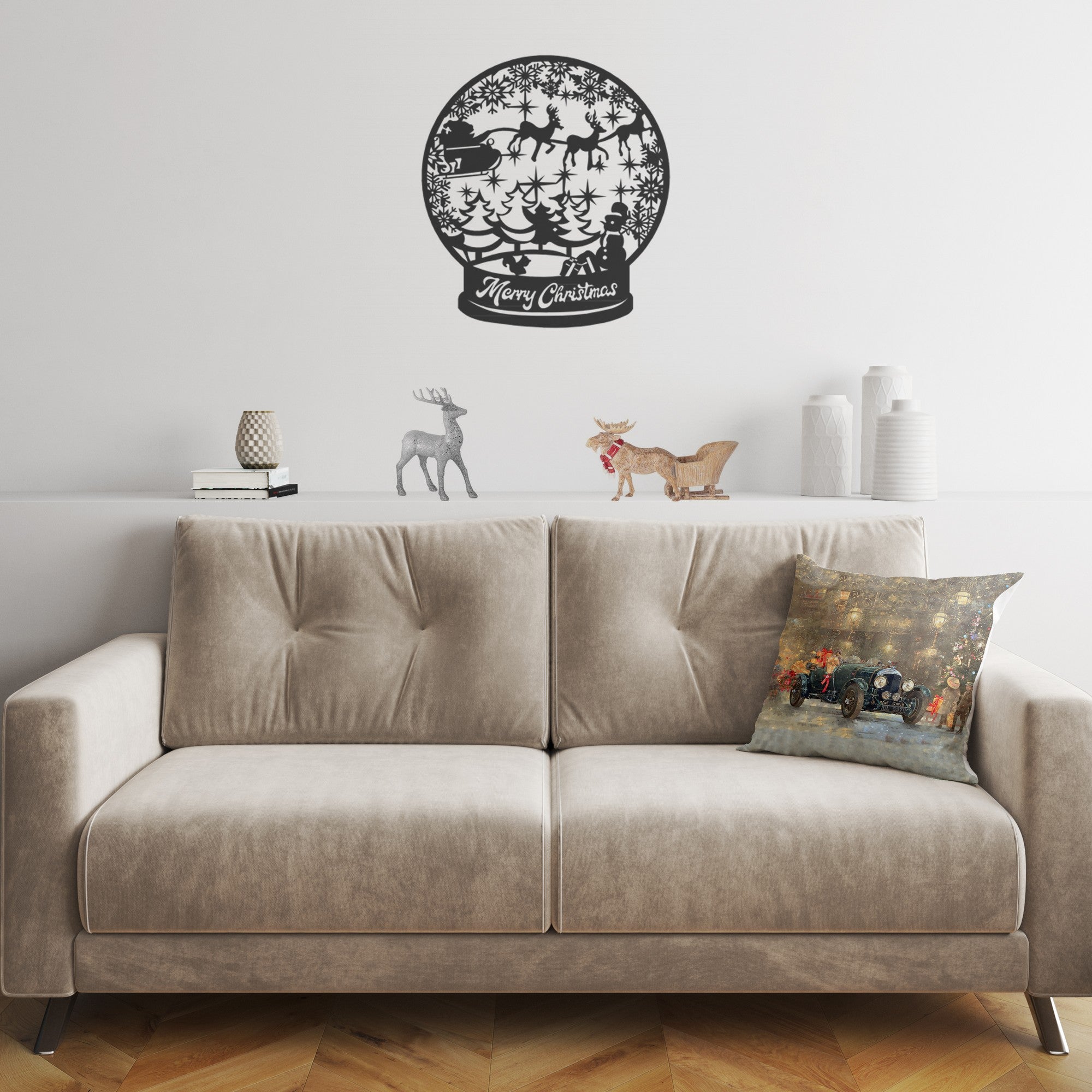 Almofada – 43 x 43 cm – Multicolorido – Algodão e Poliéster