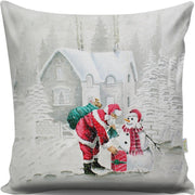 Almofada – 43 x 43 cm – Multicolorido – Algodão e Poliéster