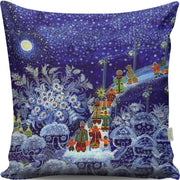 Almofada – 43 x 43 cm – Multicolorido – Algodão e Poliéster