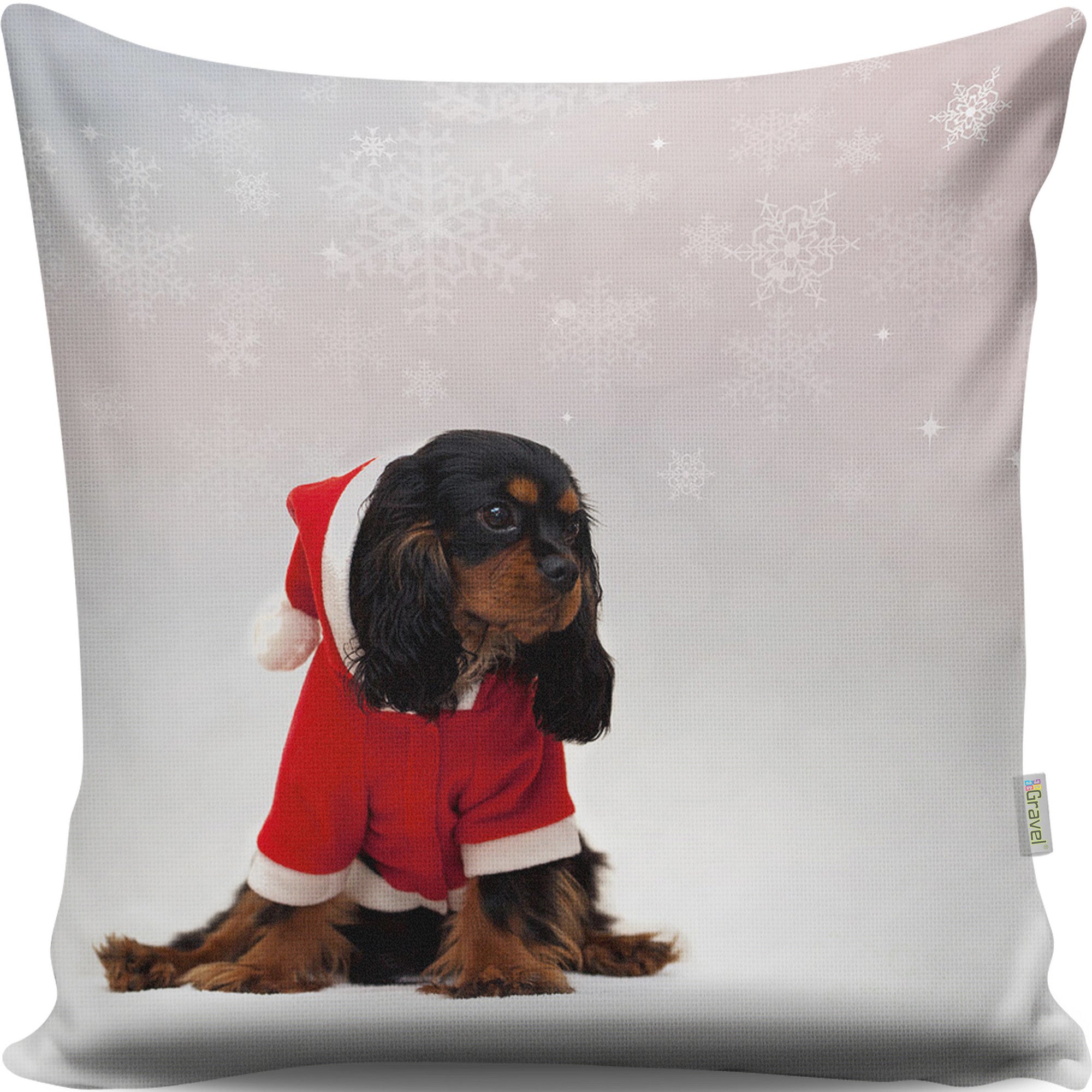 Almofada – 43 x 43 cm – Multicolorido – Algodão e Poliéster