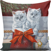 Almofada – 43 x 43 cm – Multicolorido – 50% Algodão / 50% Poliéster