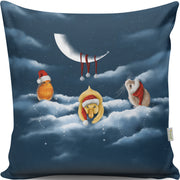 Almofada – 43 x 43 cm – Multicolorido – Algodão e Poliéster