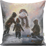 Almofada – 43 x 43 cm – Multicolorido – 50% Algodão / 50% Poliéster