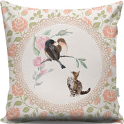 Almofada – 43 x 43 cm – Multicolorido – Algodão e Poliéster