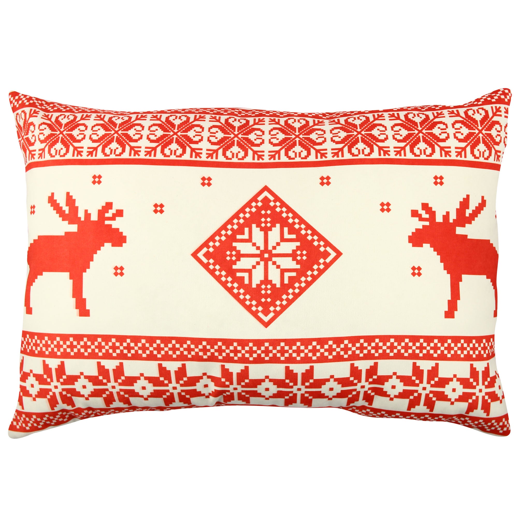 Almofada – 33 x 48 cm – Multicolorido – Algodão e Poliéster