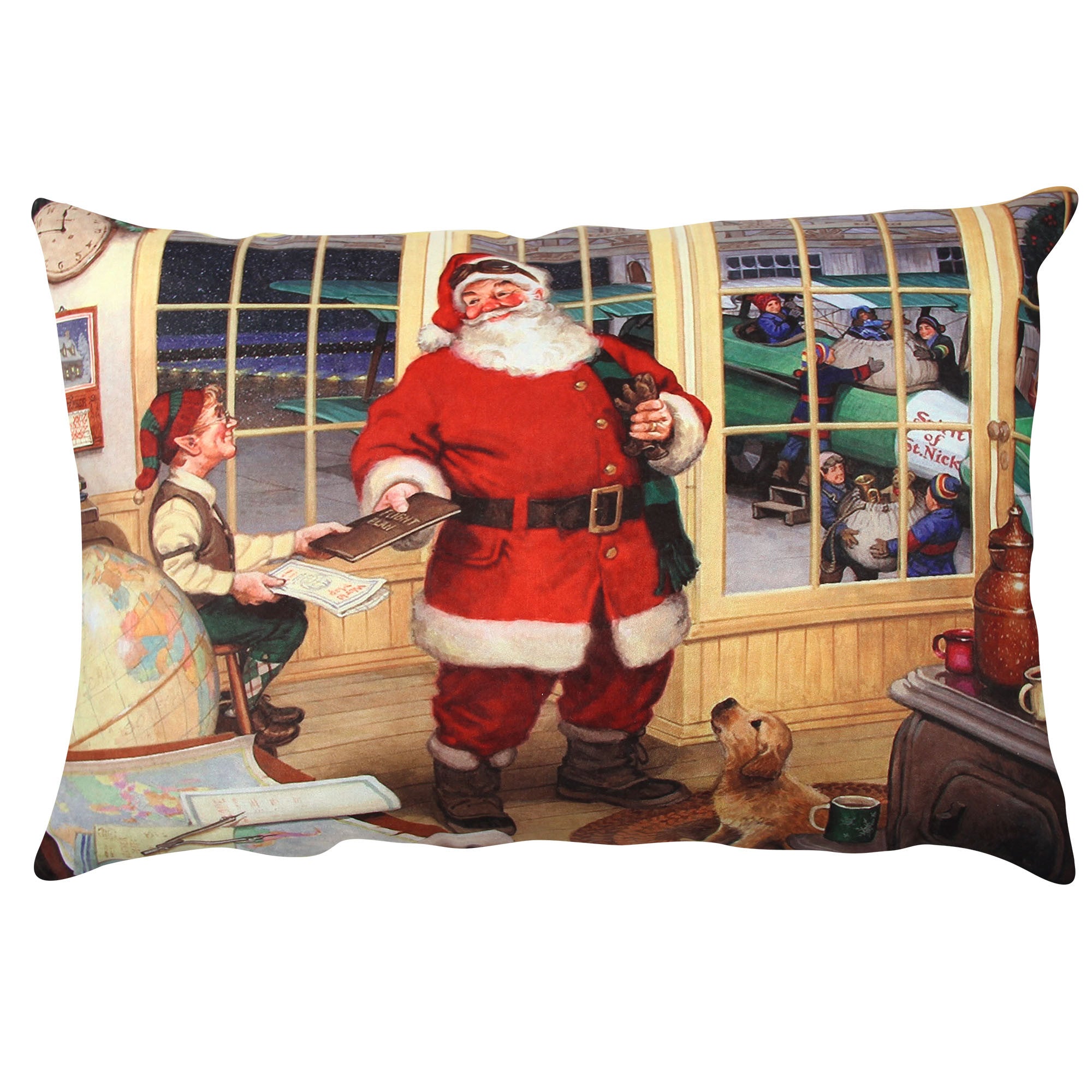 Almofada – 33 x 48 cm – Multicolorido – Algodão e Poliéster