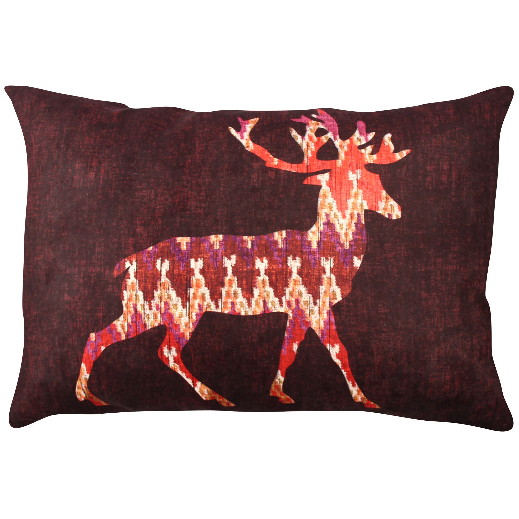 Almofada – 33 x 48 cm – multicolorida – algodão/poliéster