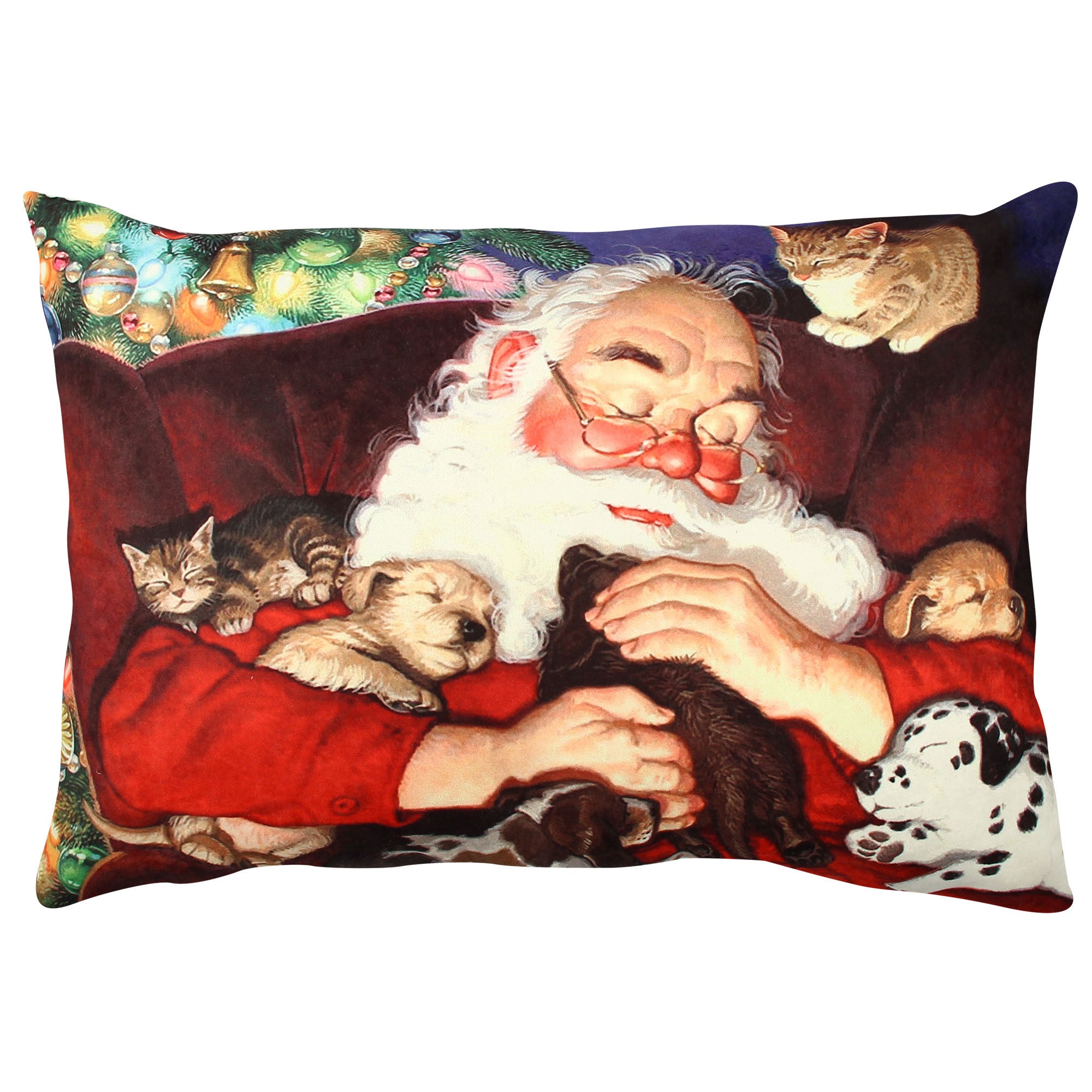 Almofada – 33 x 48 cm – Multicolorido – Algodão/Poliéster