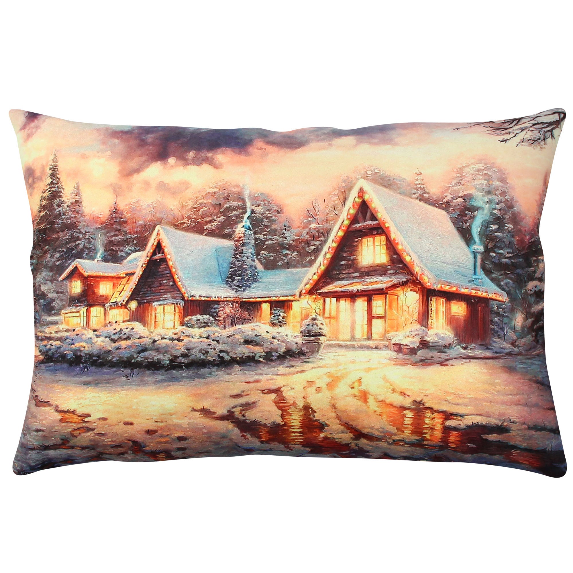 Almofada – 33x48 cm – Multicolorido – Algodão e Poliéster