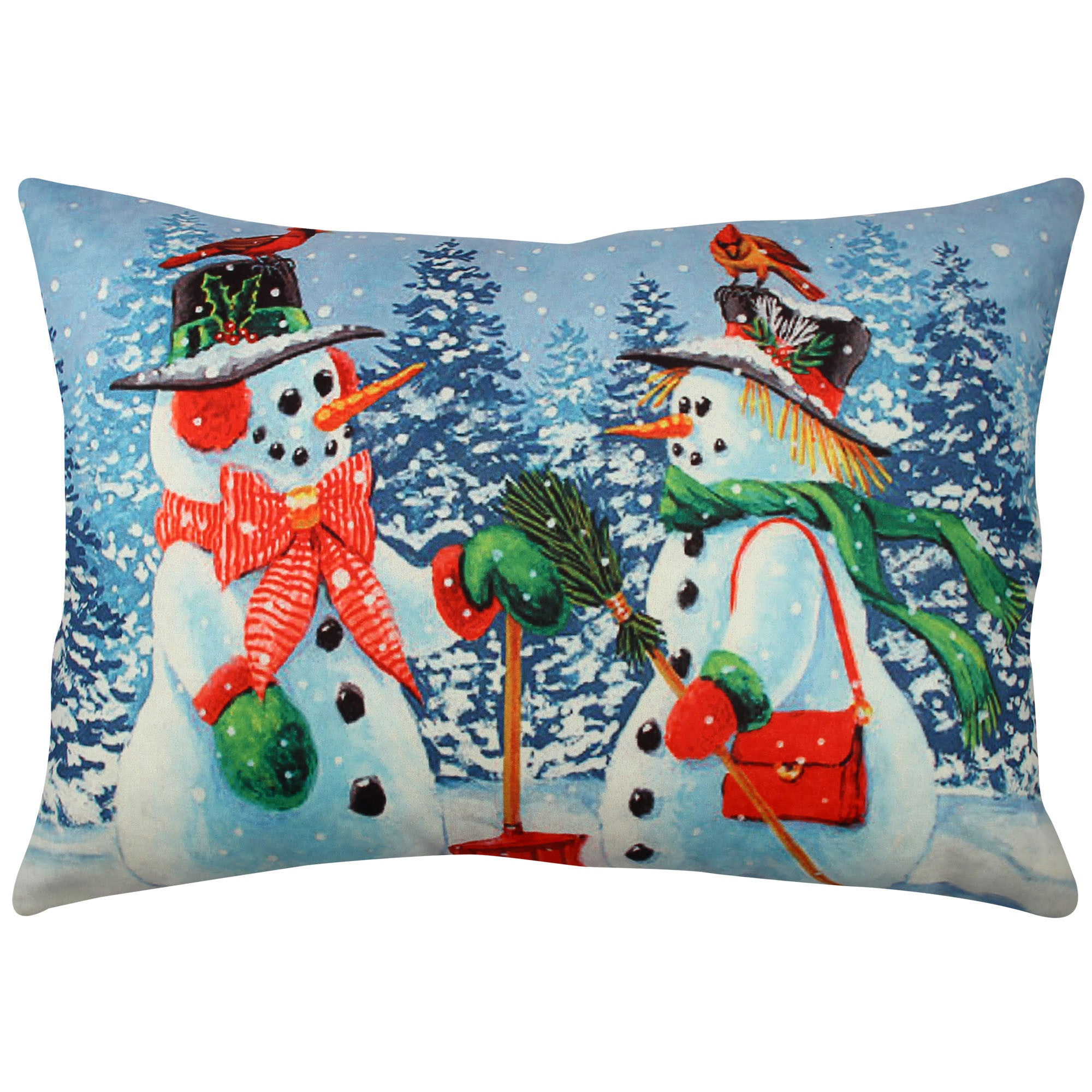 Almofada – 33 x 48 cm – Multicolorido – Algodão e Poliéster