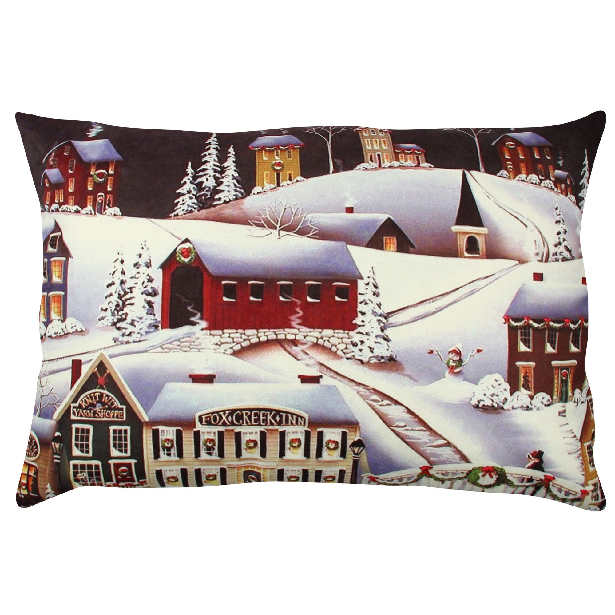 Almofada – 33 x 48 cm – Multicolorido – Algodão/Poliéster