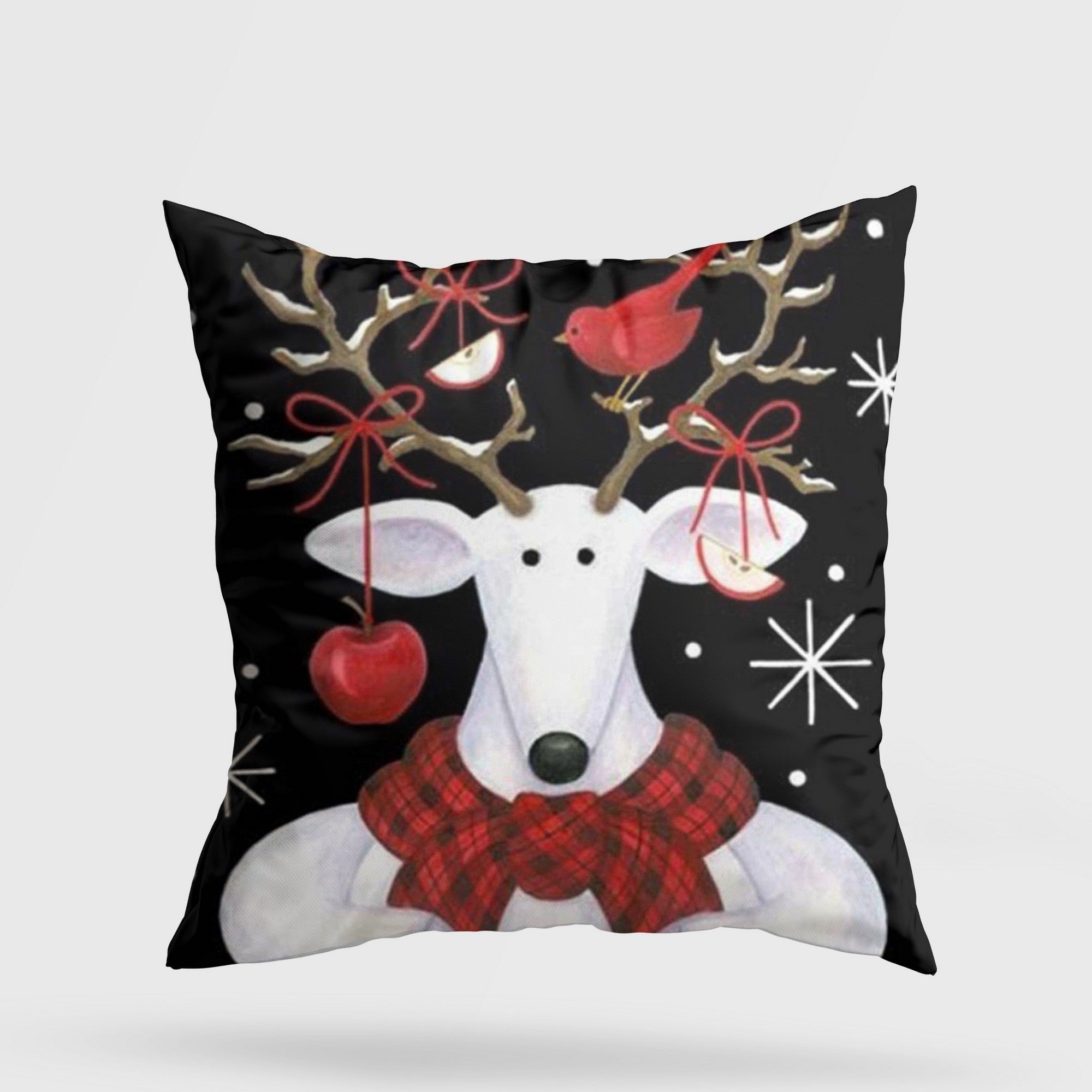 Almofada – 43 x 43 cm – Multicolorido – Algodão e Poliéster