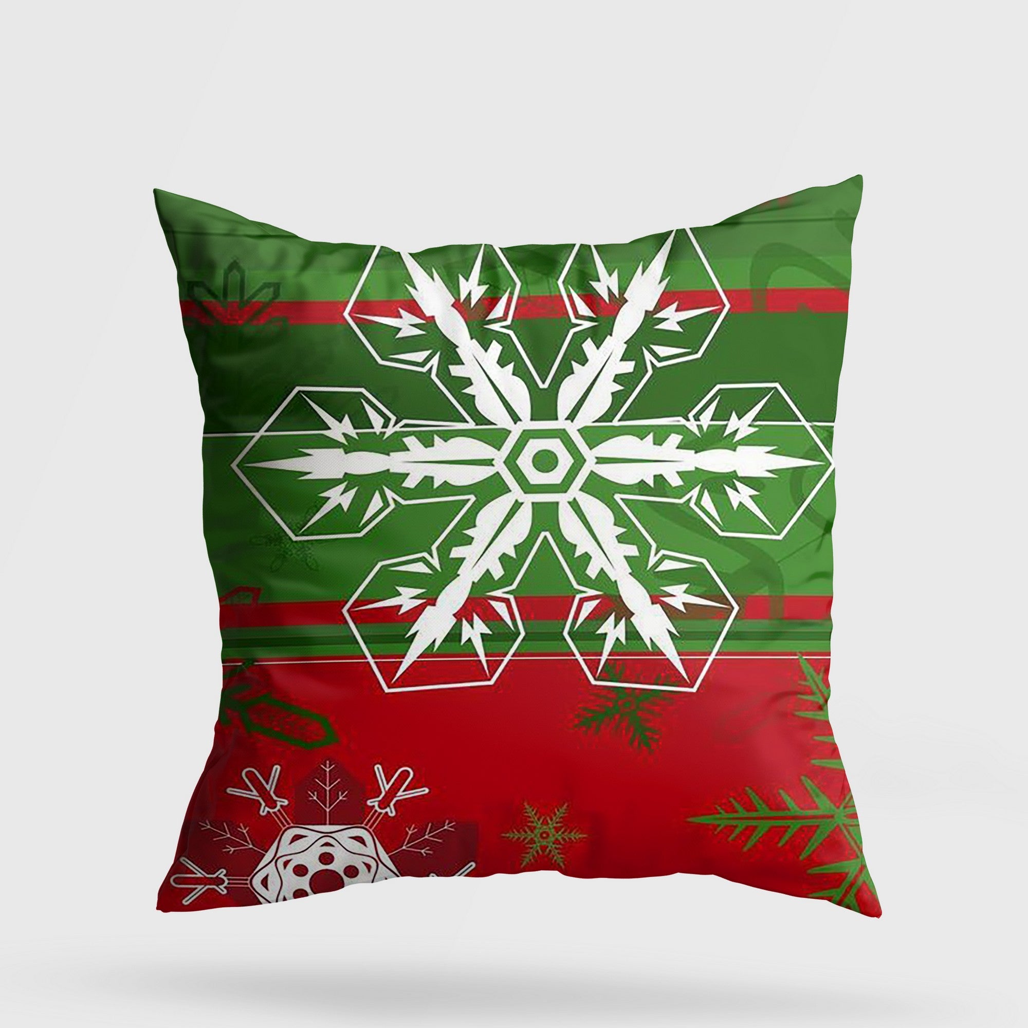 Almofada – 43 x 43 cm – Multicolorido – Algodão e Poliéster