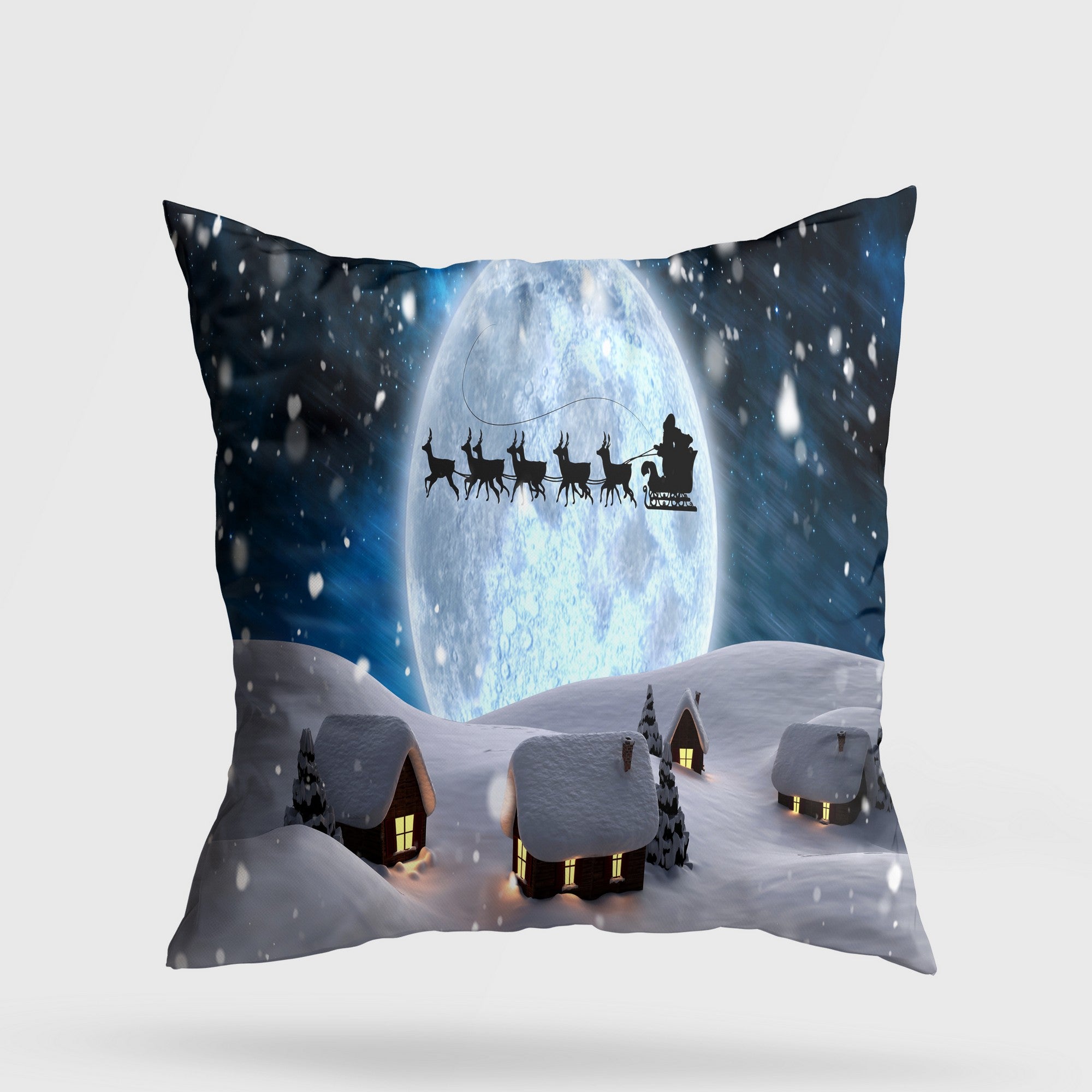 Almofada – 43 x 43 cm – Multicolorido – Algodão e Poliéster