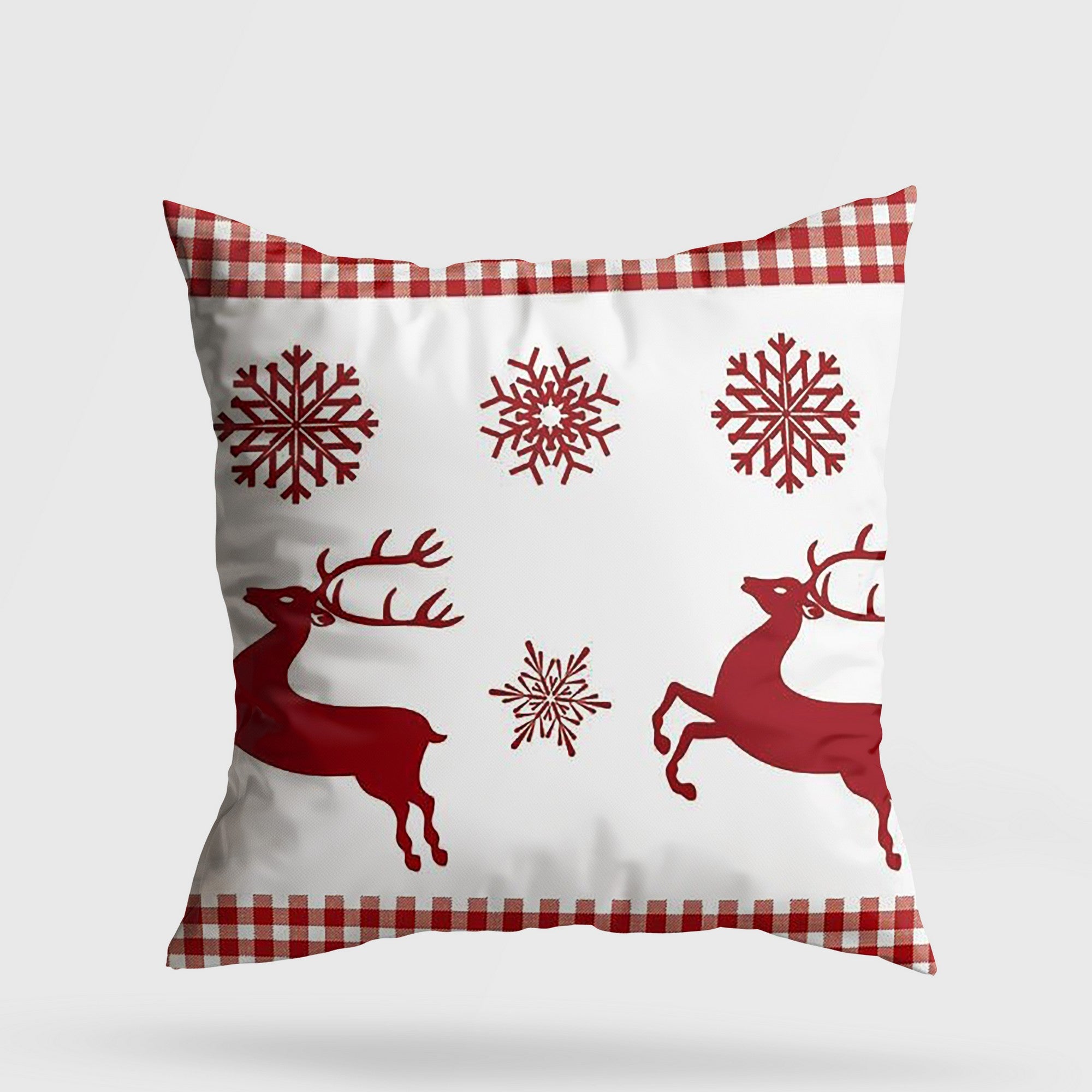 Almofada – 43 x 43 cm – multicolorido – algodão e poliéster