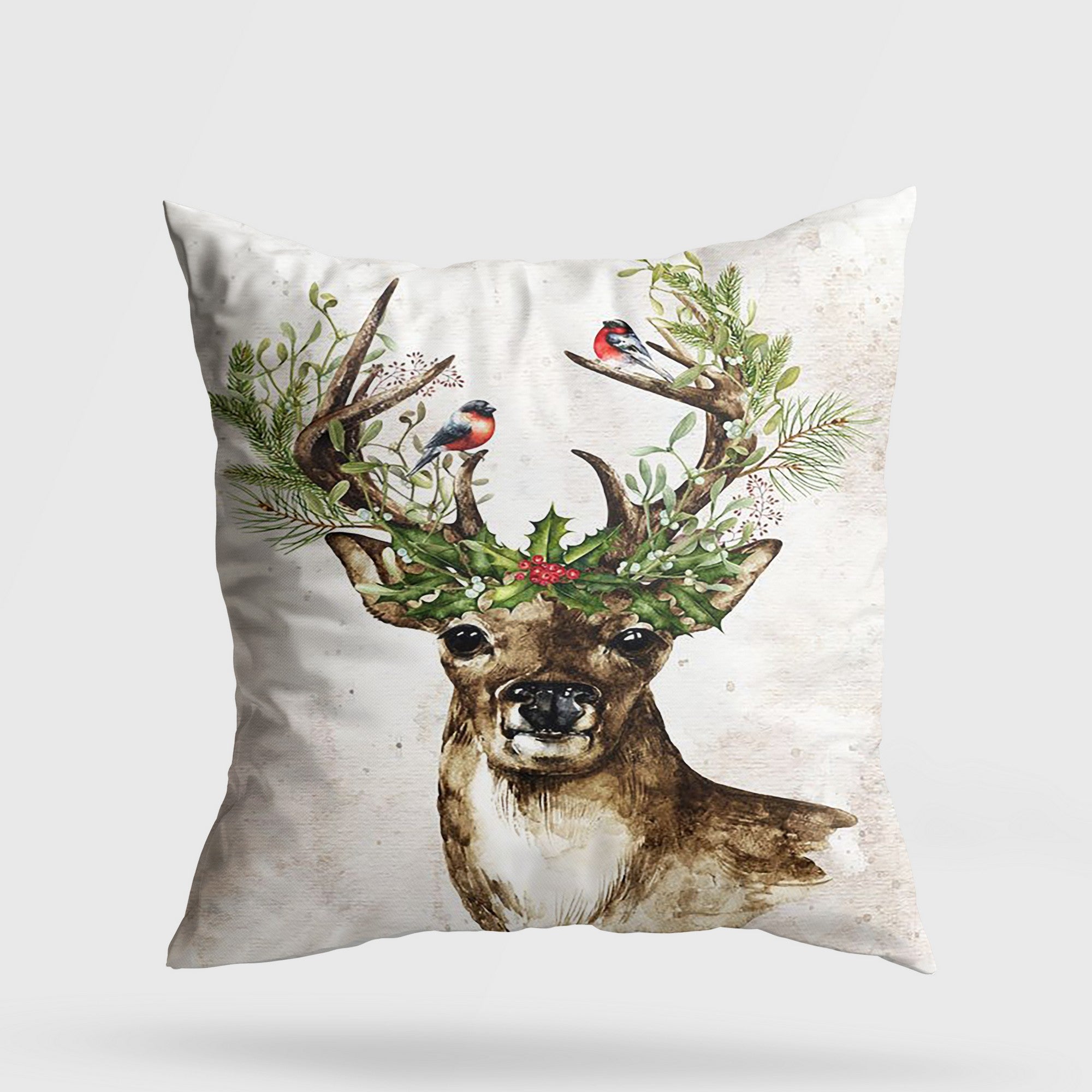 Almofada – 43 x 43 cm – Multicolorido – Algodão e Poliéster