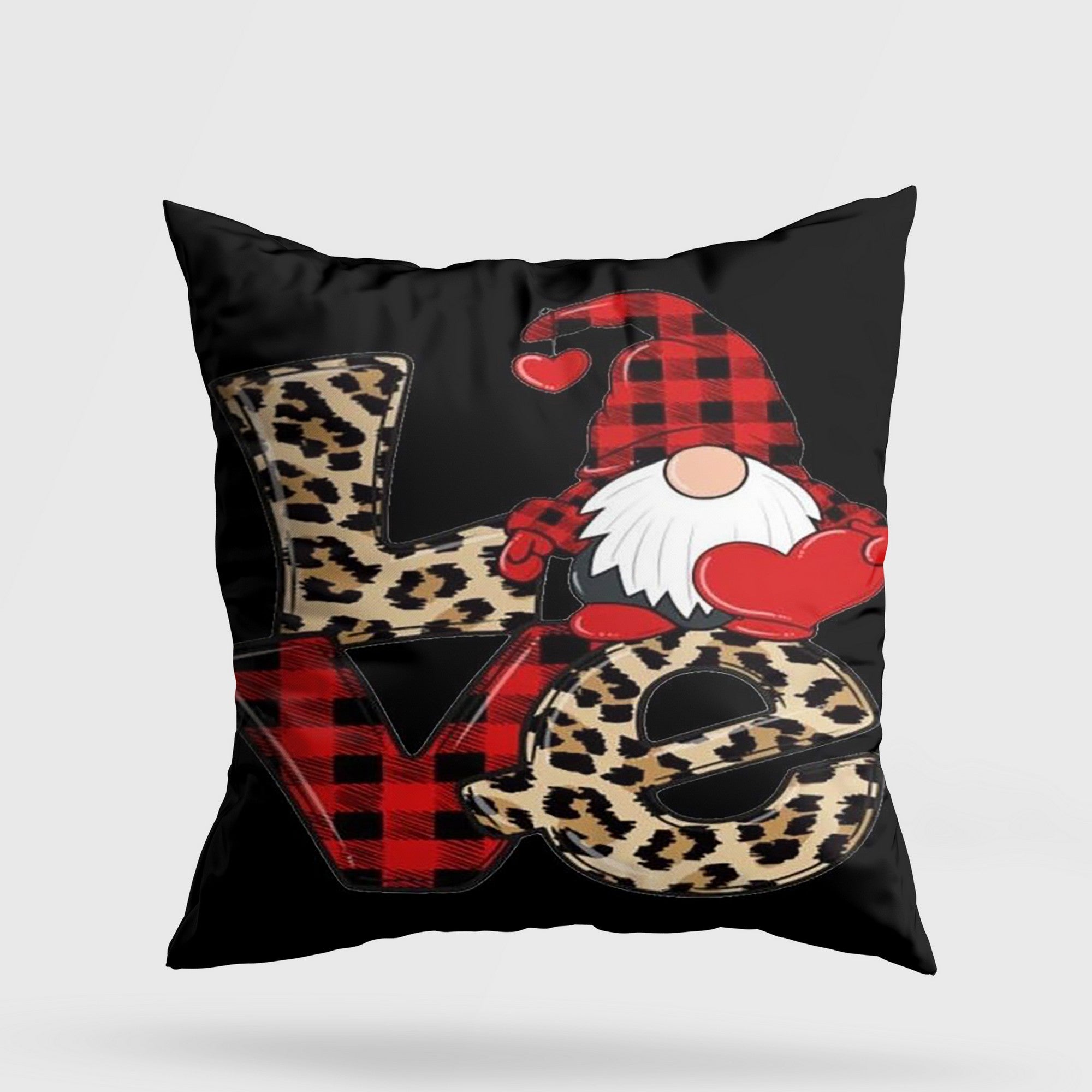 Almofada – 43 x 43 cm – Multicolorido – Algodão e Poliéster