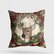 Almofada – 43 x 43 cm – Multicolorido – Algodão e Poliéster