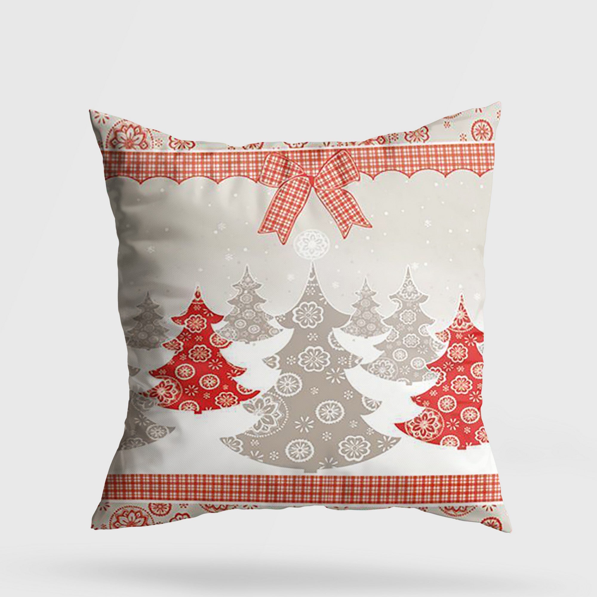 Almofada – 43 x 43 cm – Multicolorido – Algodão e Poliéster