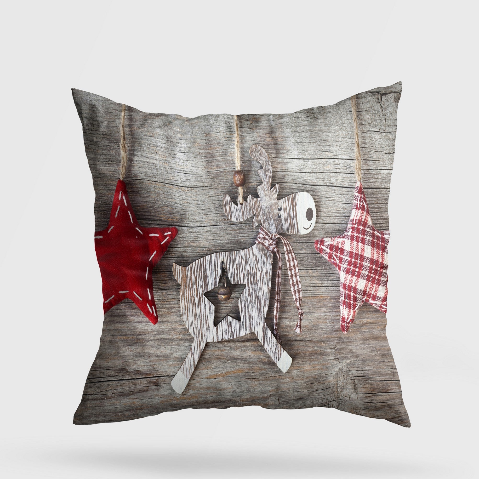 Almofada – 43 x 43 cm – Multicolorido – Algodão/Poliéster