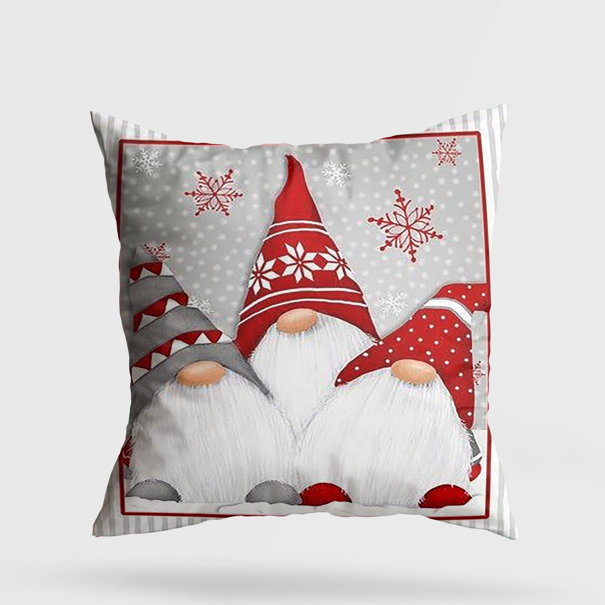 Almofada – 43 x 43 cm – Multicolorido – Algodão/Poliéster