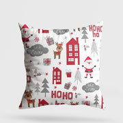 Almofada – 43 x 43 cm – Multicolorido – Algodão e Poliéster