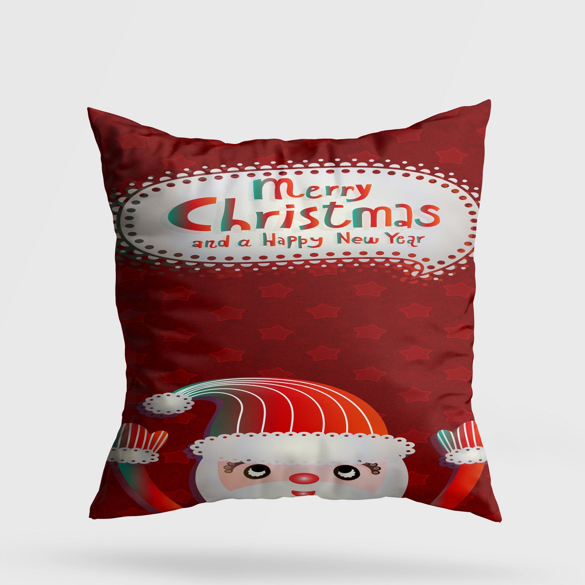 Almofada – 43 x 43 cm – Multicolorido – Algodão e poliéster