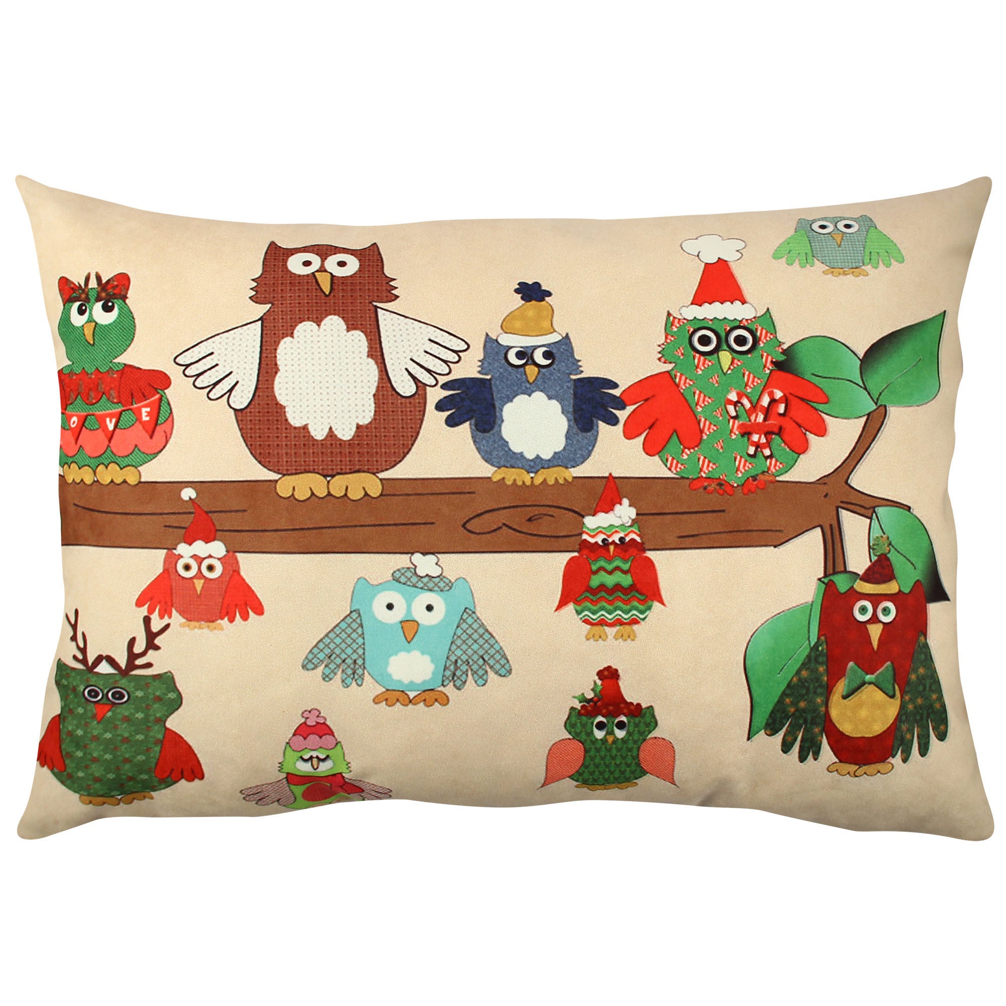 Almofada – 33 x 48 cm – Multicolorido – Algodão e Poliéster