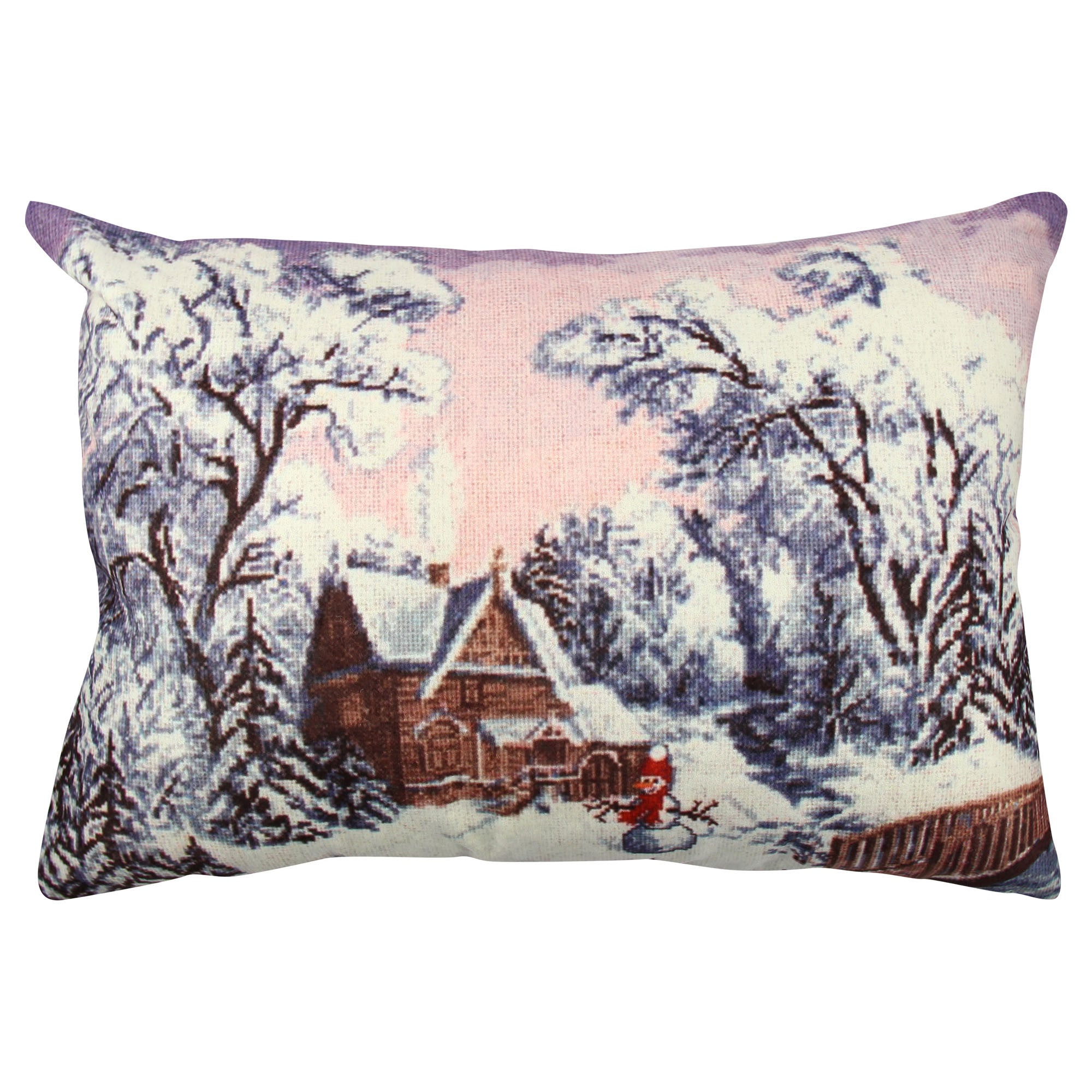 Almofada – 33 x 48 cm – Multicolorido – Algodão e Poliéster