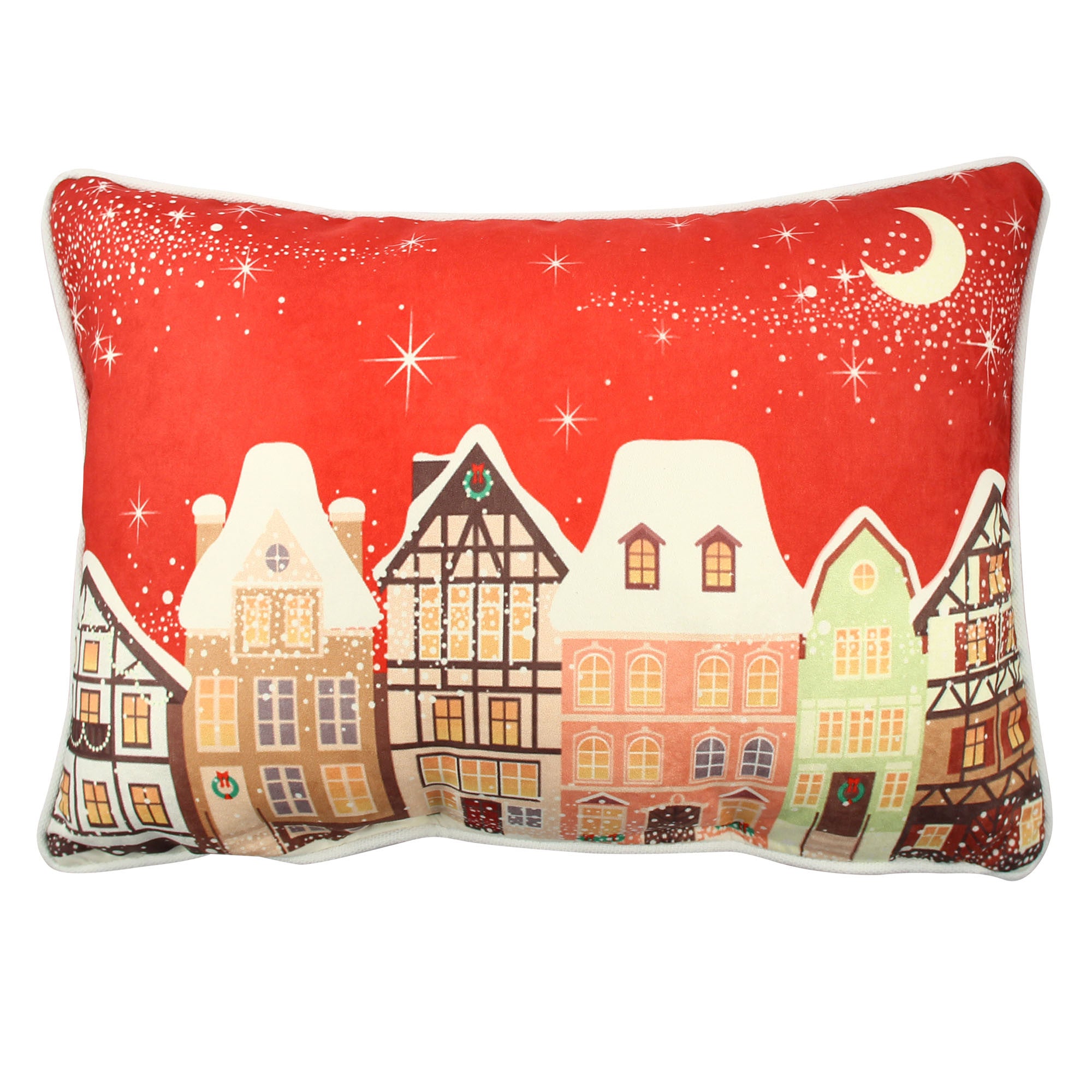 Almofada – 33 x 48 cm – Multicolorido – Algodão e Poliester