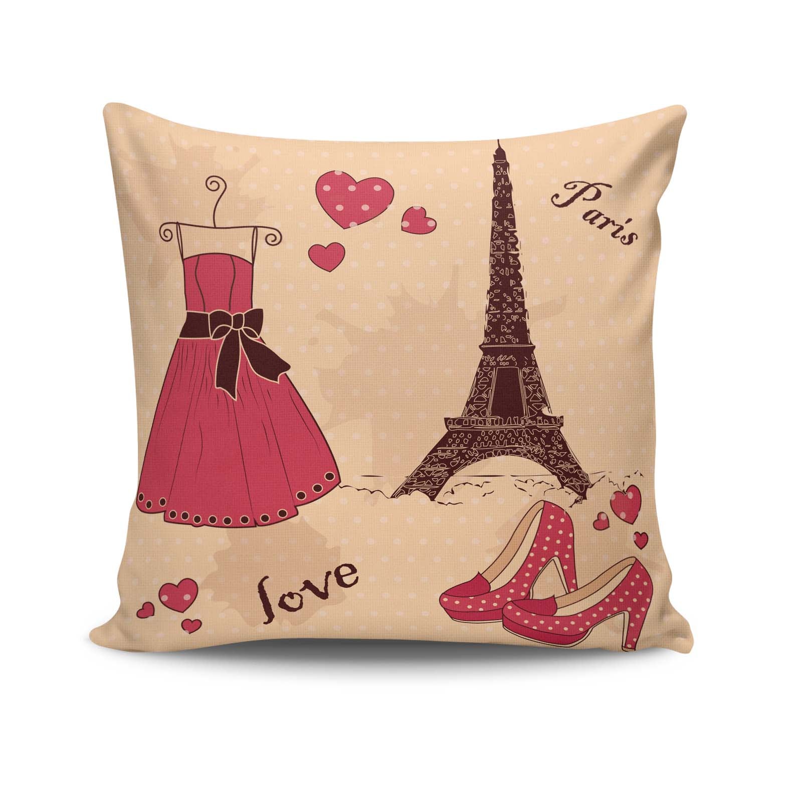 Almofada – 43 x 43 cm – Multicolorido – Algodão/Poliéster