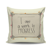 Almofada – 43 x 43 cm – Multicolorido – Algodão/Poliéster