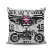 Almofada – 43 x 43 cm – Multicolorido – 50% Algodão / 50% Poliéster