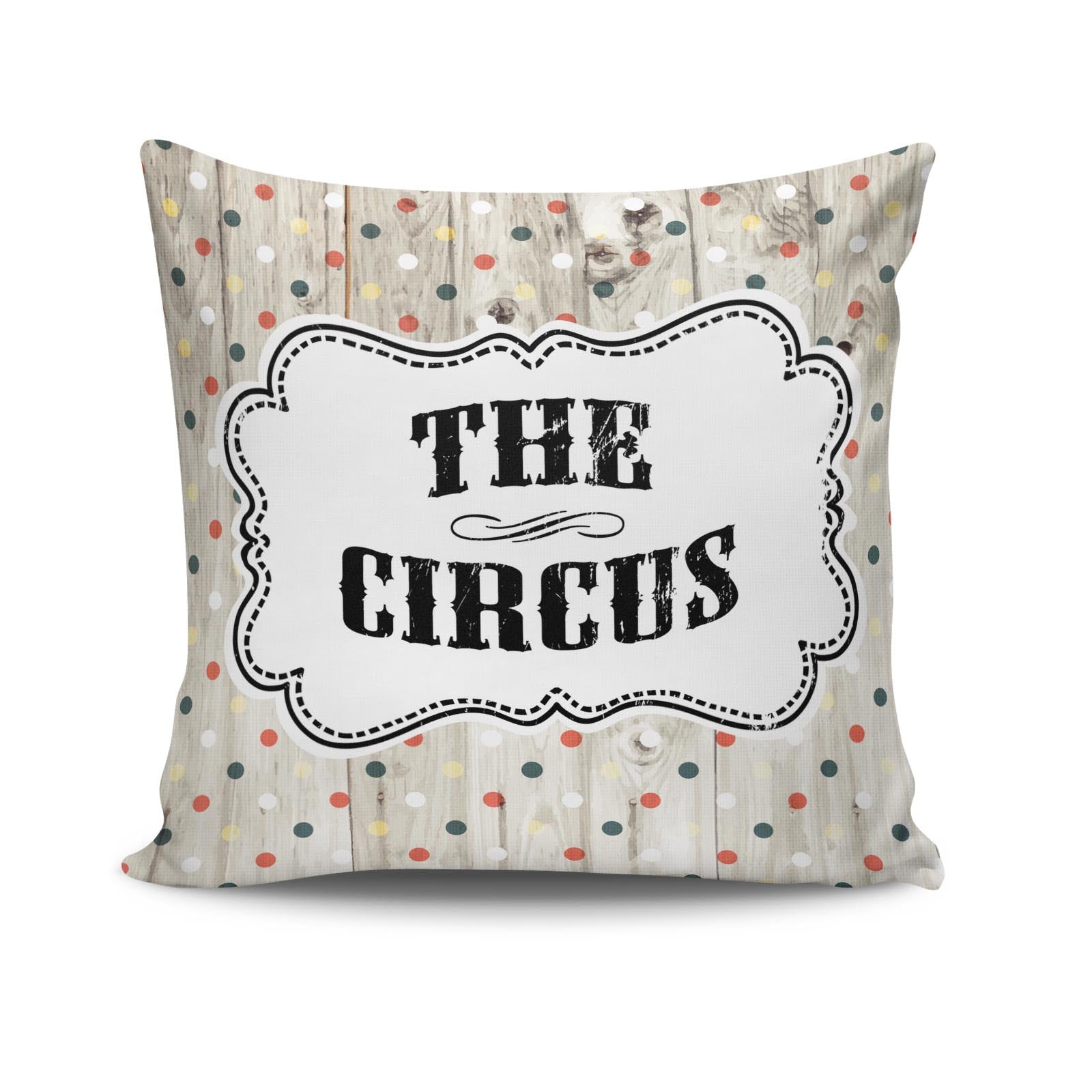 Almofada – 43 x 43 cm – Multicolorido – Algodão e Poliéster